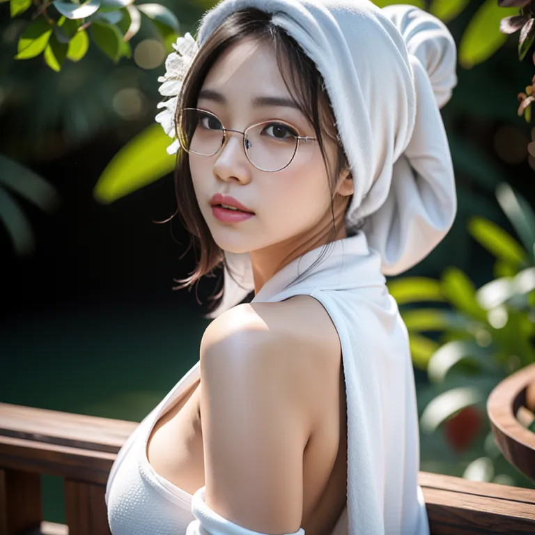 <lora:Korean:0.45>,korean,kpop idol,woman,thirties,(RAW photo, best quality, masterpiece:1.1), (realistic, photo-realistic:1.2), ultra-detailed, ultra high res, physically-based rendering,beautiful,Looking at viewer,huge breasts,huge ass,perfect body,hijab,black eyeglasses,long sleeves,bathrobe,yoga pants,(hand on own head:1.2),(semen:1.2),outdoors,front view,full body,(adult:1.5)